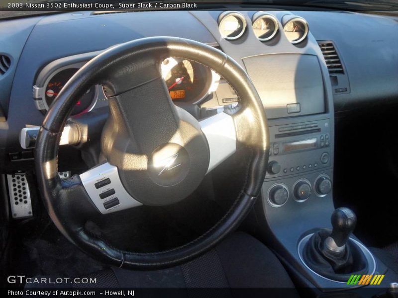 Super Black / Carbon Black 2003 Nissan 350Z Enthusiast Coupe