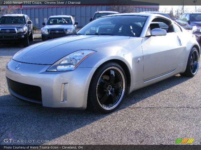 Chrome Silver / Charcoal 2003 Nissan 350Z Coupe