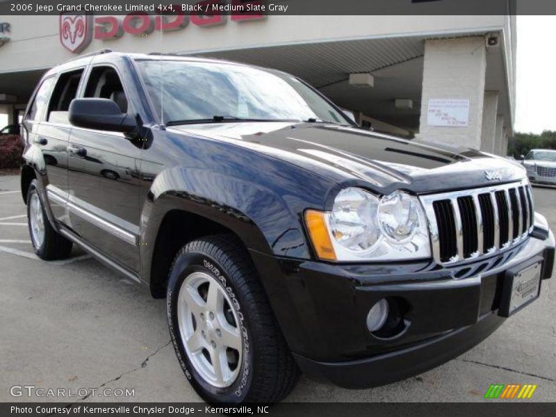 Black / Medium Slate Gray 2006 Jeep Grand Cherokee Limited 4x4