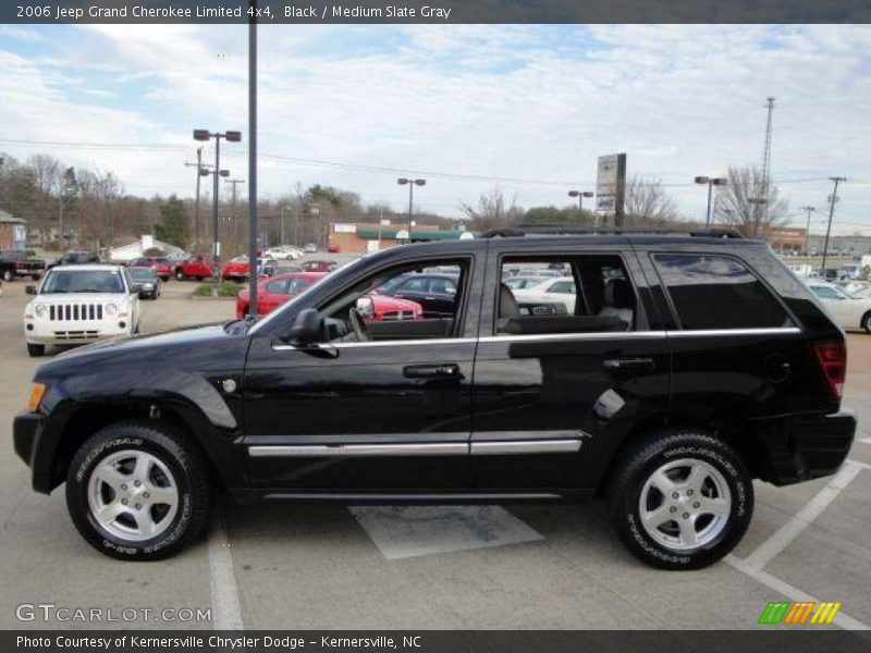 Black / Medium Slate Gray 2006 Jeep Grand Cherokee Limited 4x4