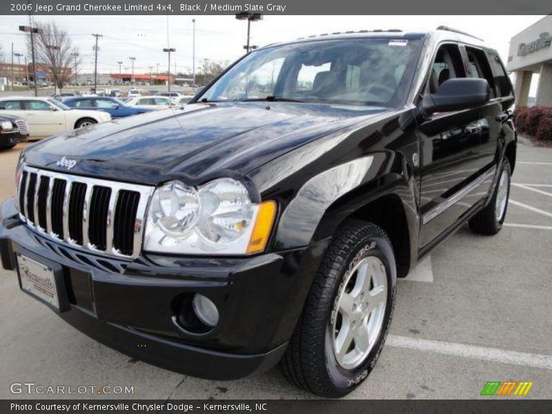 Black / Medium Slate Gray 2006 Jeep Grand Cherokee Limited 4x4