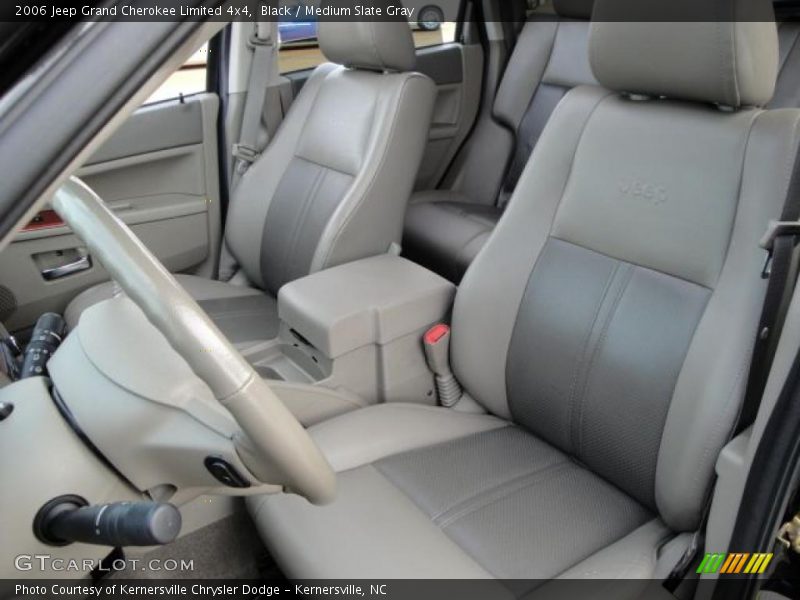 Black / Medium Slate Gray 2006 Jeep Grand Cherokee Limited 4x4