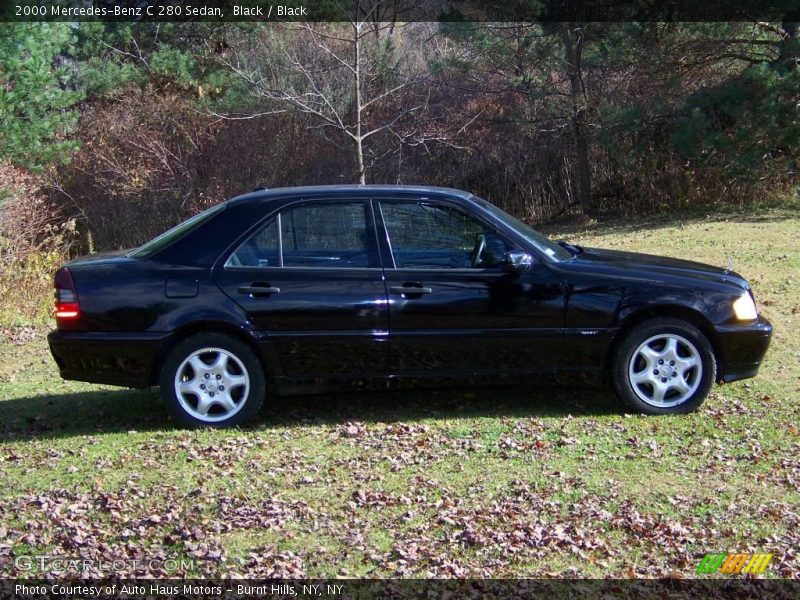 Black / Black 2000 Mercedes-Benz C 280 Sedan