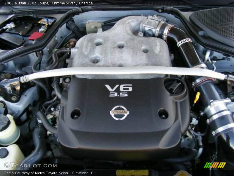 Chrome Silver / Charcoal 2003 Nissan 350Z Coupe