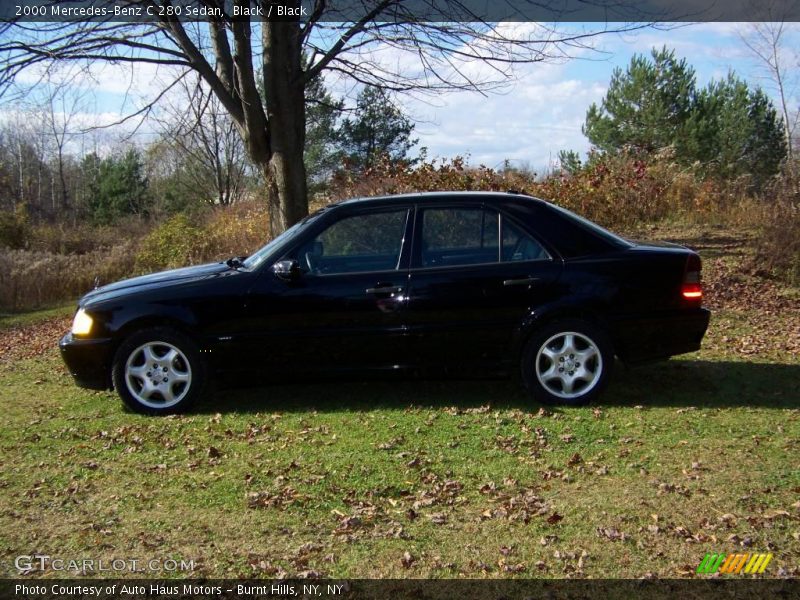 Black / Black 2000 Mercedes-Benz C 280 Sedan