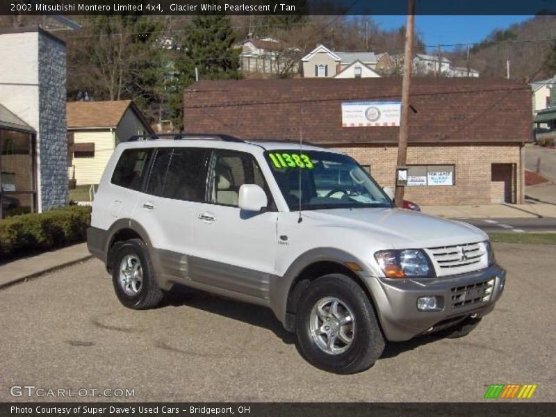 Glacier White Pearlescent / Tan 2002 Mitsubishi Montero Limited 4x4