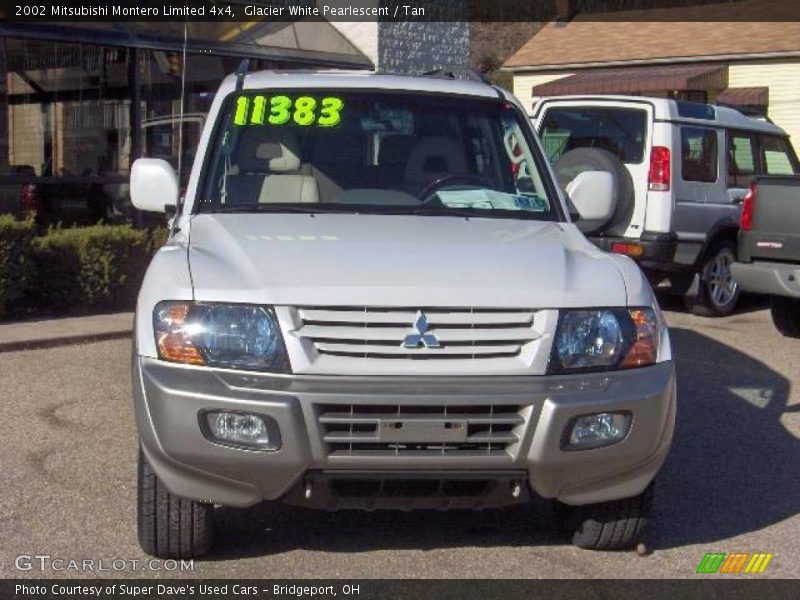 Glacier White Pearlescent / Tan 2002 Mitsubishi Montero Limited 4x4