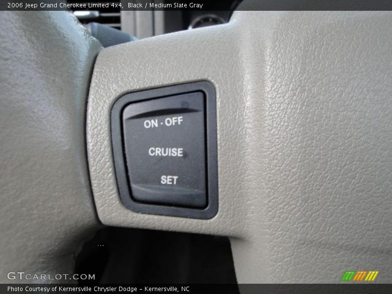 Black / Medium Slate Gray 2006 Jeep Grand Cherokee Limited 4x4
