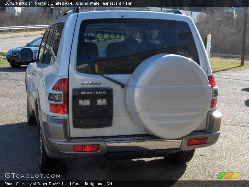 Glacier White Pearlescent / Tan 2002 Mitsubishi Montero Limited 4x4