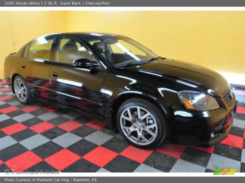 Super Black / Charcoal/Red 2005 Nissan Altima 3.5 SE-R