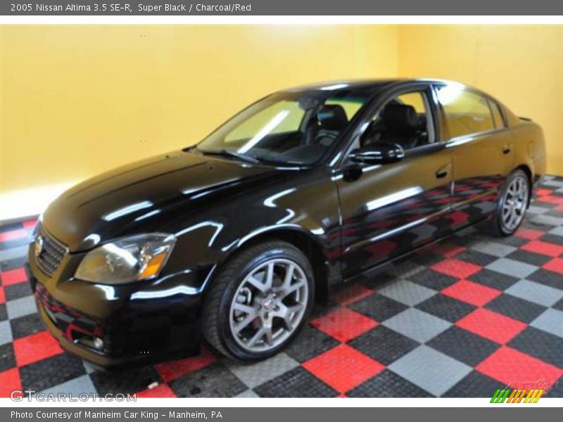 Super Black / Charcoal/Red 2005 Nissan Altima 3.5 SE-R