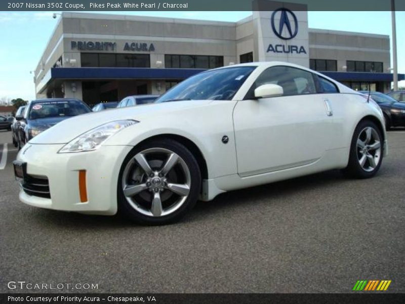 Pikes Peak White Pearl / Charcoal 2007 Nissan 350Z Coupe