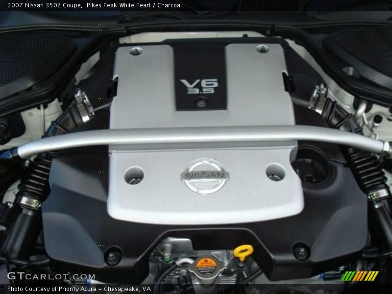 Pikes Peak White Pearl / Charcoal 2007 Nissan 350Z Coupe