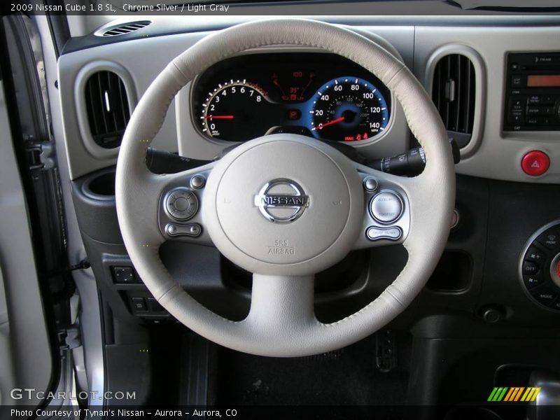 Chrome Silver / Light Gray 2009 Nissan Cube 1.8 SL