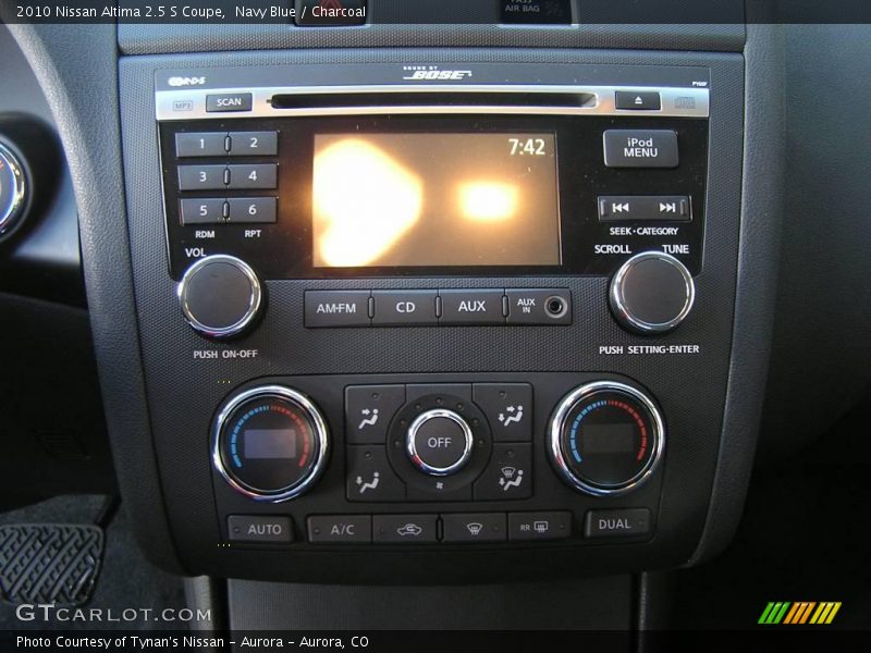 Navy Blue / Charcoal 2010 Nissan Altima 2.5 S Coupe