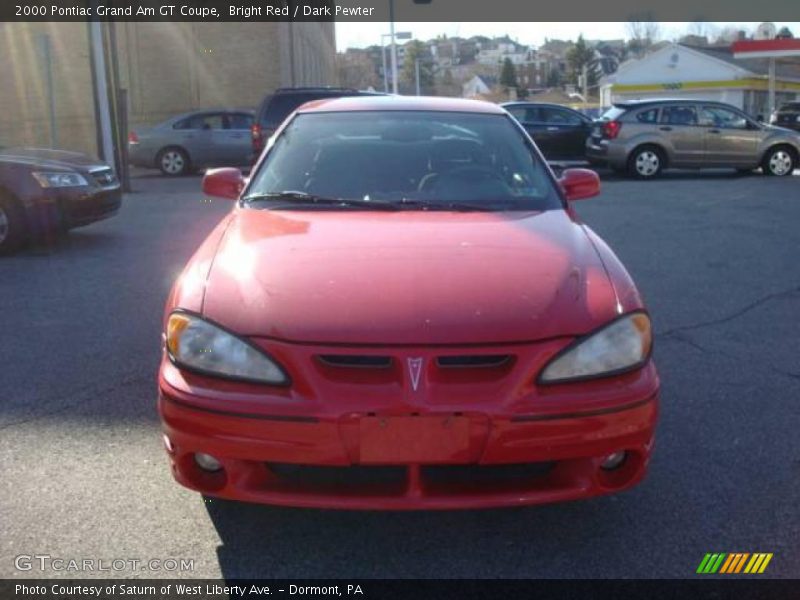 Bright Red / Dark Pewter 2000 Pontiac Grand Am GT Coupe