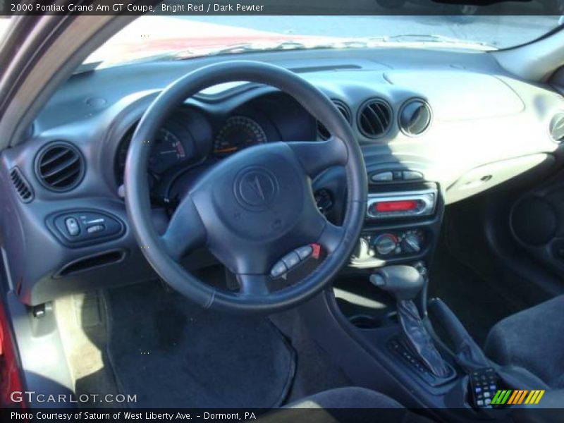 Bright Red / Dark Pewter 2000 Pontiac Grand Am GT Coupe