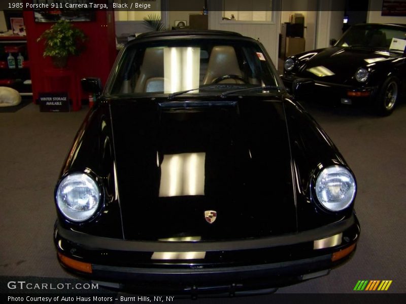 Black / Beige 1985 Porsche 911 Carrera Targa