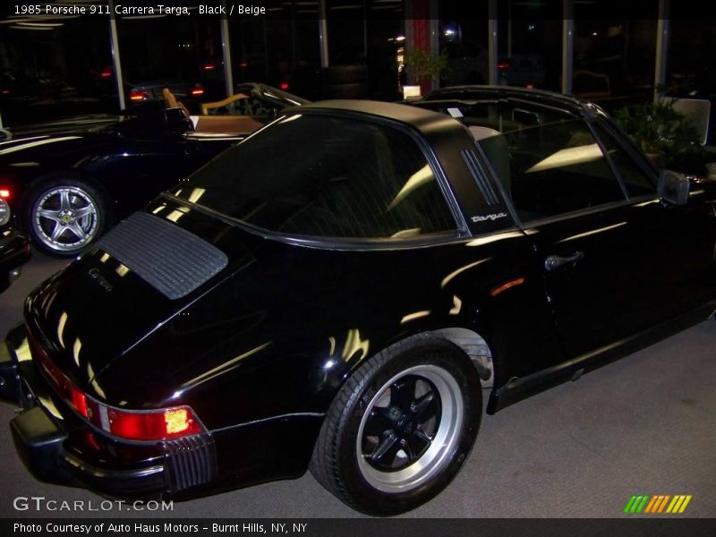 Black / Beige 1985 Porsche 911 Carrera Targa