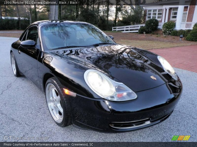 Black / Black 1999 Porsche 911 Carrera Cabriolet
