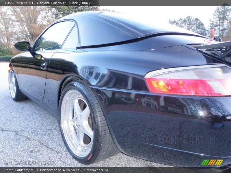 Black / Black 1999 Porsche 911 Carrera Cabriolet