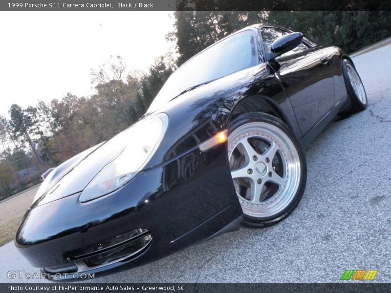 Black / Black 1999 Porsche 911 Carrera Cabriolet