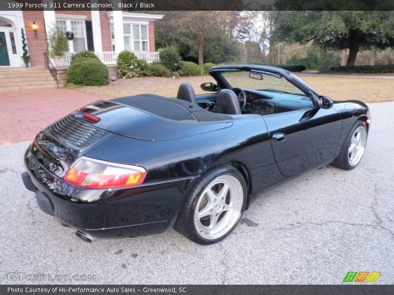 Black / Black 1999 Porsche 911 Carrera Cabriolet