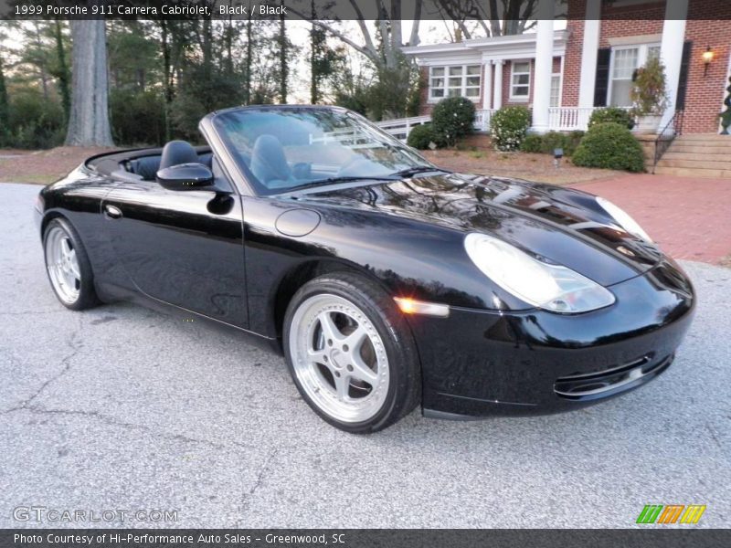 Black / Black 1999 Porsche 911 Carrera Cabriolet