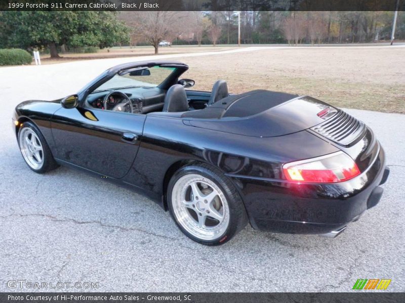 Black / Black 1999 Porsche 911 Carrera Cabriolet