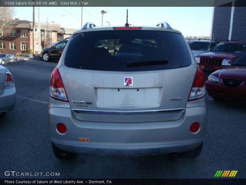 Gold Mist / Tan 2009 Saturn VUE XR V6 AWD
