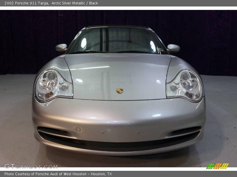 Arctic Silver Metallic / Black 2002 Porsche 911 Targa