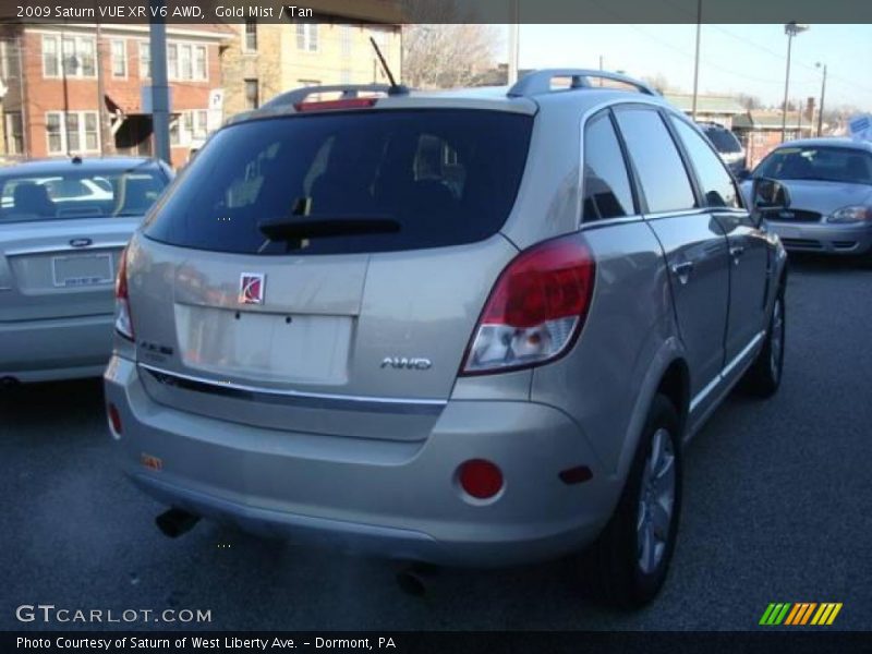 Gold Mist / Tan 2009 Saturn VUE XR V6 AWD