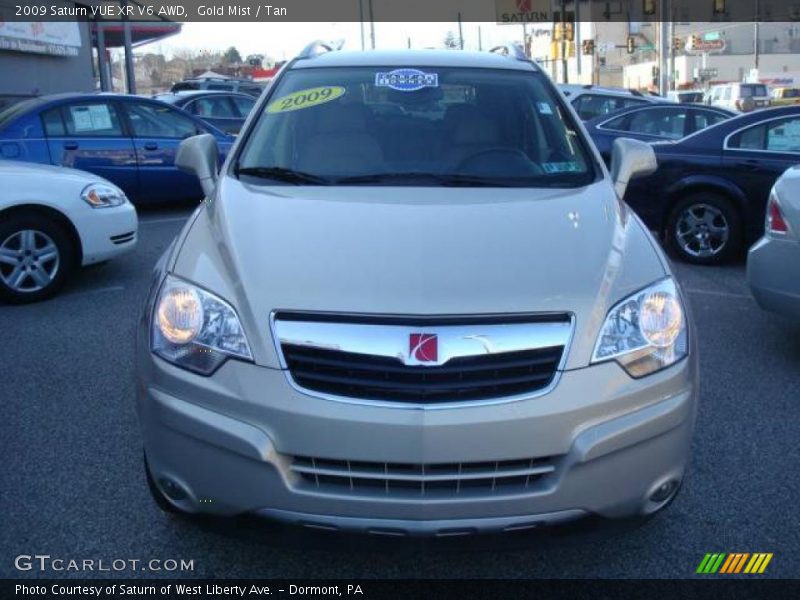 Gold Mist / Tan 2009 Saturn VUE XR V6 AWD