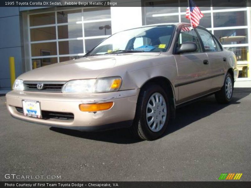 Pebble Beige Metallic / Beige 1995 Toyota Corolla DX Sedan