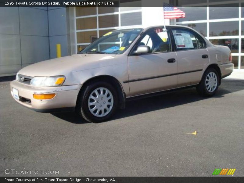 Pebble Beige Metallic / Beige 1995 Toyota Corolla DX Sedan