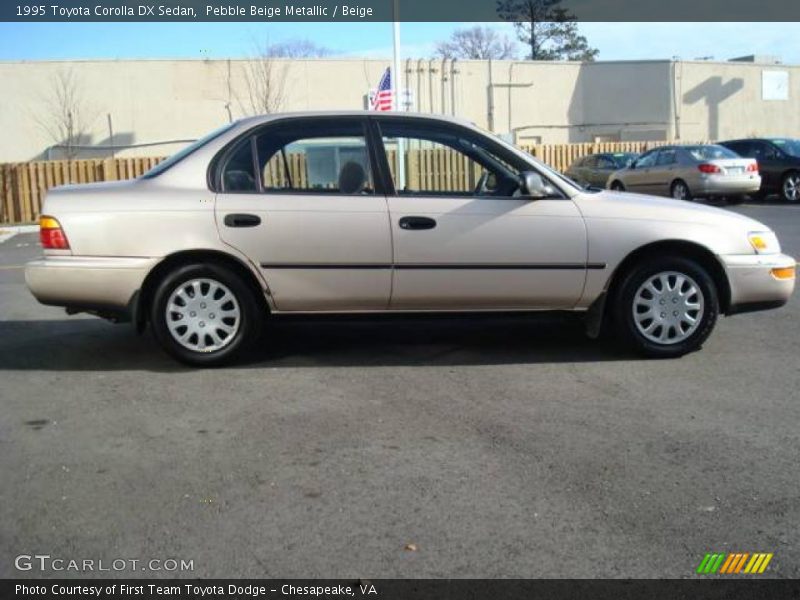 Pebble Beige Metallic / Beige 1995 Toyota Corolla DX Sedan