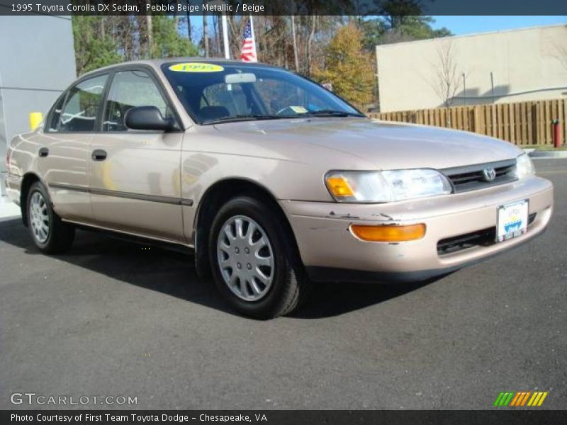 Pebble Beige Metallic / Beige 1995 Toyota Corolla DX Sedan