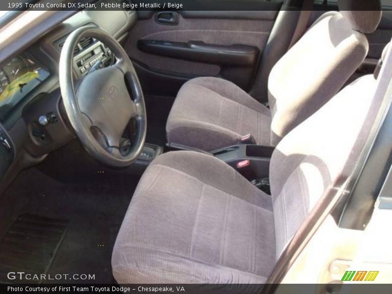 Pebble Beige Metallic / Beige 1995 Toyota Corolla DX Sedan