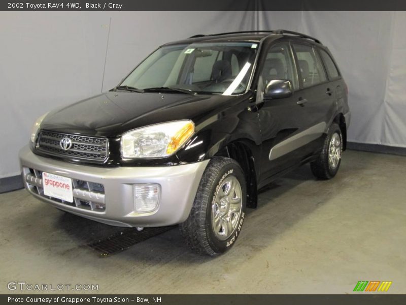 Black / Gray 2002 Toyota RAV4 4WD