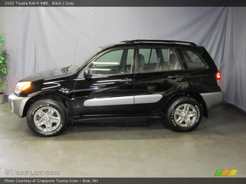 Black / Gray 2002 Toyota RAV4 4WD