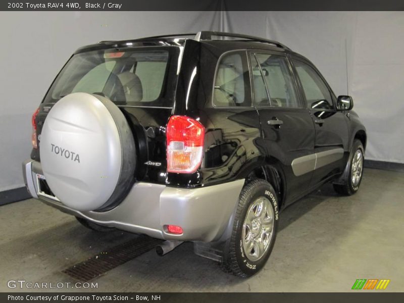 Black / Gray 2002 Toyota RAV4 4WD