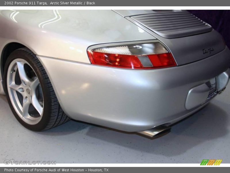 Arctic Silver Metallic / Black 2002 Porsche 911 Targa