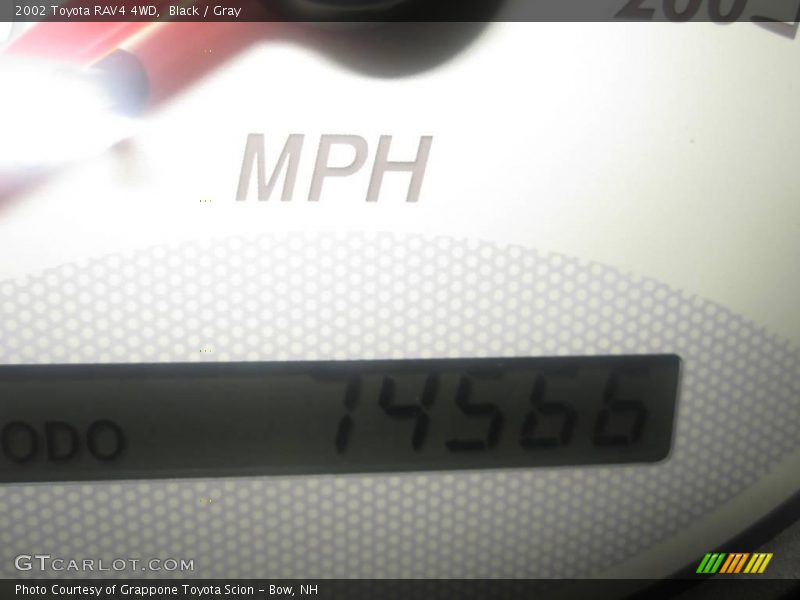 Black / Gray 2002 Toyota RAV4 4WD
