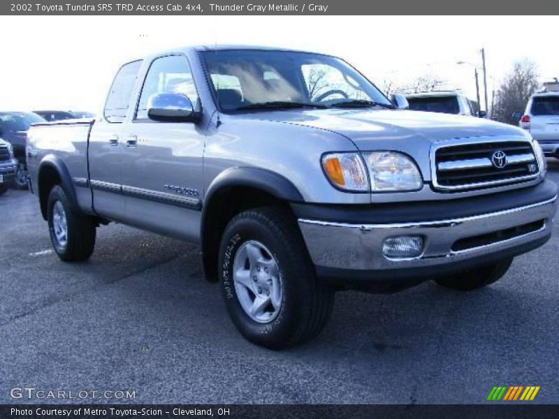 Thunder Gray Metallic / Gray 2002 Toyota Tundra SR5 TRD Access Cab 4x4