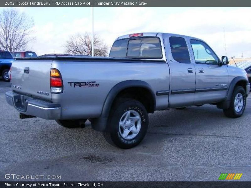 Thunder Gray Metallic / Gray 2002 Toyota Tundra SR5 TRD Access Cab 4x4