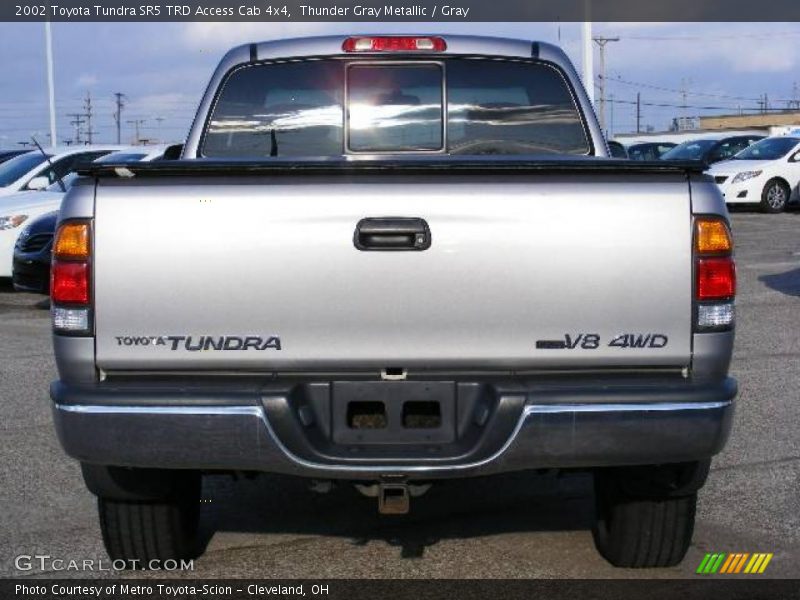 Thunder Gray Metallic / Gray 2002 Toyota Tundra SR5 TRD Access Cab 4x4