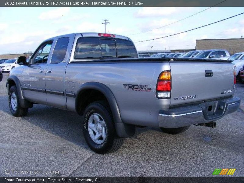 Thunder Gray Metallic / Gray 2002 Toyota Tundra SR5 TRD Access Cab 4x4