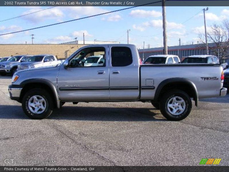 Thunder Gray Metallic / Gray 2002 Toyota Tundra SR5 TRD Access Cab 4x4