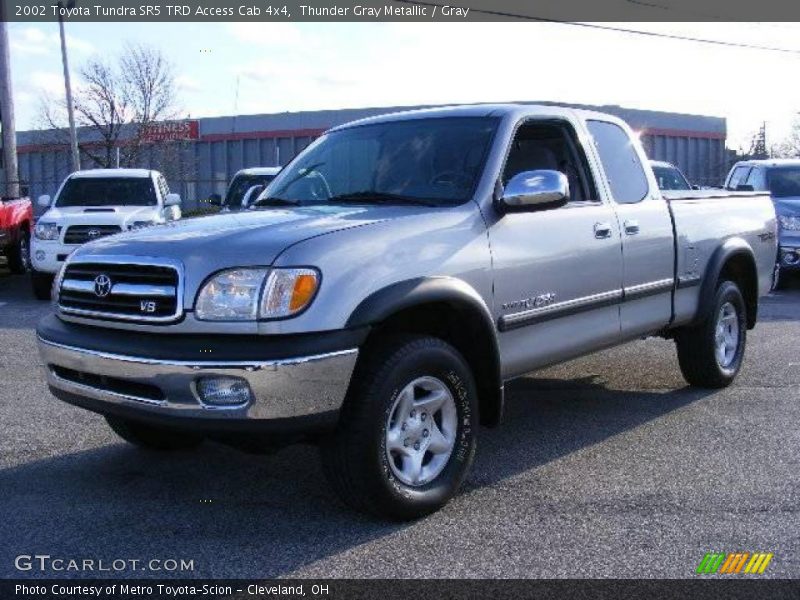 Thunder Gray Metallic / Gray 2002 Toyota Tundra SR5 TRD Access Cab 4x4