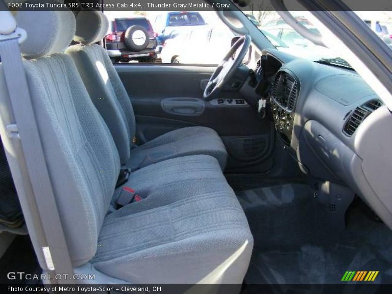 Thunder Gray Metallic / Gray 2002 Toyota Tundra SR5 TRD Access Cab 4x4